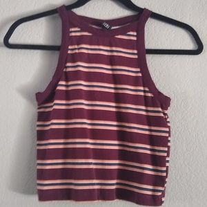 Stripped Crop Top